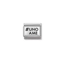 Load image into Gallery viewer, COMPOSABLE CLASSIC LINK 330109/30 #UNOAME (UNO A ME UNO A TE) IN 925 SILVER
