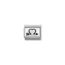 Load image into Gallery viewer, COMPOSABLE CLASSIC LINK 330109/37 ARROW HEART 1 IN 925 SILVER