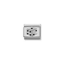 Load image into Gallery viewer, COMPOSABLE CLASSIC LINK 330202/11 DICE IN ENAMEL & 925 SILVER