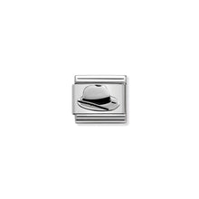 Load image into Gallery viewer, COMPOSABLE CLASSIC LINK 330202/46 PANAMA HAT IN ENAMEL & 925 SILVER