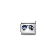 Load image into Gallery viewer, COMPOSABLE CLASSIC LINK 330202/48 BLUE MIAMI SUNGLASSES IN ENAMEL & 925 SILVER