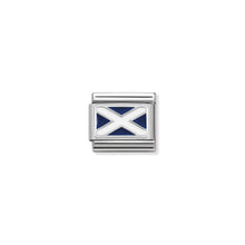 Load image into Gallery viewer, COMPOSABLE CLASSIC LINK 330207/01 SCOTLAND IN ENAMEL & 925 SILVER