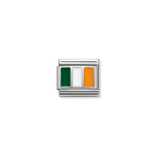 Load image into Gallery viewer, COMPOSABLE CLASSIC LINK 330207/06 IRELAND IN ENAMEL & 925 SILVER