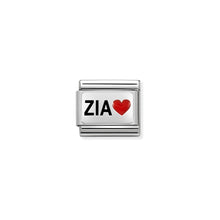 Load image into Gallery viewer, COMPOSABLE CLASSIC LINK 330208/38 ZIA WITH HEART IN ENAMEL & 925 SILVER