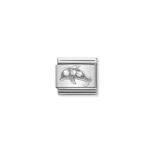 Load image into Gallery viewer, COMPOSABLE CLASSIC LINK 330304/13 DOLPHIN WITH CZ IN 925 SILVER