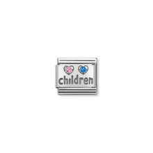 Load image into Gallery viewer, COMPOSABLE CLASSIC LINK 330304/15 CHILDREN WITH CZ IN 925 SILVER