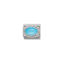Load image into Gallery viewer, COMPOSABLE CLASSIC LINK 330503/06 TURQUOISE STONE IN 925 SILVER