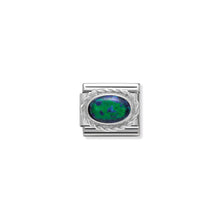 Load image into Gallery viewer, COMPOSABLE CLASSIC LINK 330503/26 GREEN OPAL STONE IN 925 SILVER