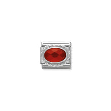Load image into Gallery viewer, COMPOSABLE CLASSIC LINK 330503/28 FACETED RED AGATE STONE IN 925 SILVER
