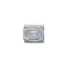 Load image into Gallery viewer, COMPOSABLE CLASSIC LINK 330504/01 AQUAMARINE STONE IN 925 SILVER