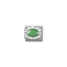 Load image into Gallery viewer, COMPOSABLE CLASSIC LINK 330507/23 GREEN AVENTURINE IN SILVER