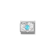 Load image into Gallery viewer, COMPOSABLE CLASSIC LINK 330508/06 TURQUOISE IN SILVER HEART