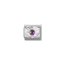 Load image into Gallery viewer, COMPOSABLE CLASSIC LINK 330508/35 AMETHYST IN SILVER HEART