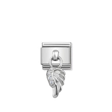 Load image into Gallery viewer, COMPOSABLE CLASSIC LINK 331800/06 WING CHARM WITH CZ & 925 SILVER