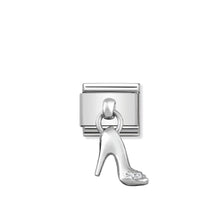 Load image into Gallery viewer, COMPOSABLE CLASSIC LINK 331800/07 STILETTO CHARM WITH CZ & 925 SILVER