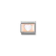 Load image into Gallery viewer, COMPOSABLE CLASSIC LINK 430101/08 HEART IN 9K ROSE GOLD