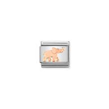 Load image into Gallery viewer, COMPOSABLE CLASSIC LINK 430104/45 ELEPHANT IN 9K ROSE GOLD