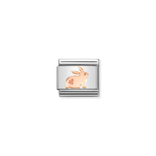 Load image into Gallery viewer, COMPOSABLE CLASSIC LINK 430104/50 RABBIT IN 9K ROSE GOLD