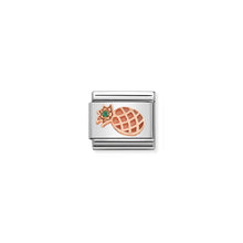 Load image into Gallery viewer, COMPOSABLE CLASSIC LINK 430305/30 PINEAPPLE IN 9K ROSE GOLD & CZ