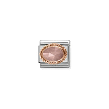 Load image into Gallery viewer, COMPOSABLE CLASSIC LINK 430507/34 APRICOT CHALCEDONY IN 9K ROSE GOLD