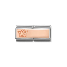 Load image into Gallery viewer, COMPOSABLE CLASSIC DOUBLE LINK 430710/10 ANGEL IN 9K ROSE GOLD