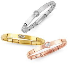 Load image into Gallery viewer, TRENDSETTER BRACELET 021135/022 ROSE GOLD PVD & CZ HEART