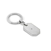 Load image into Gallery viewer, STRONG DIAMOND KEYRING 028336/038 STAINLESS STEEL &amp; WHITE DIAMOND
