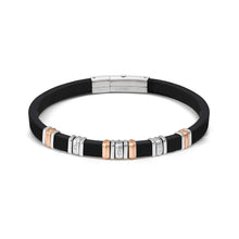 Load image into Gallery viewer, CITY ENERGY BRACELET 028821/059 STAINLESS STEEL, ROSE GOLD PVD &amp; WHITE CZ
