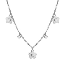 Load image into Gallery viewer, MYSOPHIE NECKLACE 029902/059 FLOWERS &amp; CZ PENDANTS
