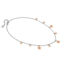 Load image into Gallery viewer, MYSOPHIE NECKLACE 029906/023 ROSE GOLD STAR CZ PENDANTS
