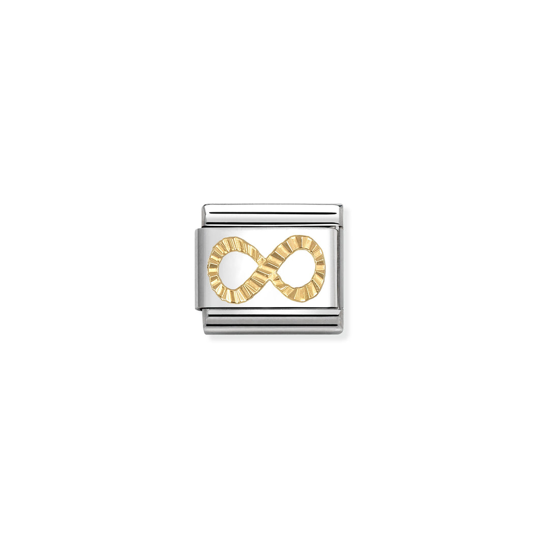 COMPOSABLE CLASSIC LINK 030149/66 ETCHED INFINITY IN 18K GOLD