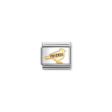 Load image into Gallery viewer, COMPOSABLE CLASSIC LINK 030285/72 FRIENDS BIRD IN 18K GOLD &amp; ENAMEL
