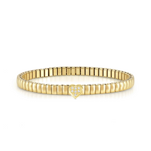 Load image into Gallery viewer, EXTENSION BRACELET 046011/004 LIFE GOLD WITH CZ

