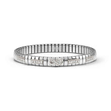 Load image into Gallery viewer, EXTENSION BRACELET 048114/051 STAINLESS STEEL INFINITY WHITE CZ
