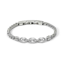 Load image into Gallery viewer, MANVISION STONES BRACELET 133022/001 SILVER CHAIN
