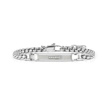 Load image into Gallery viewer, VIRTUS CODE BRACELET 1330105/001 STAINLESS STEEL CHAIN &amp; WHITE DIAMONDS
