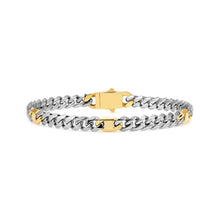 Load image into Gallery viewer, BOLD STEEL BRACELET 133201/2/3/031 STAINLESS STEEL &amp; YELLOW GOLD PVD CHAIN
