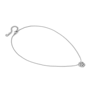 SOFFIO D'AMORE NECKLACE 134001/059 CZ FLOWER PENDANT