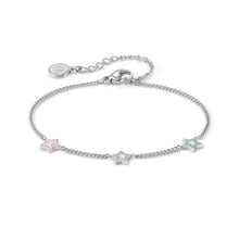 Load image into Gallery viewer, FAIRYICONS STAINLESS STEEL BRACELET 134100/023 MULTI STAR WITH ENAMEL
