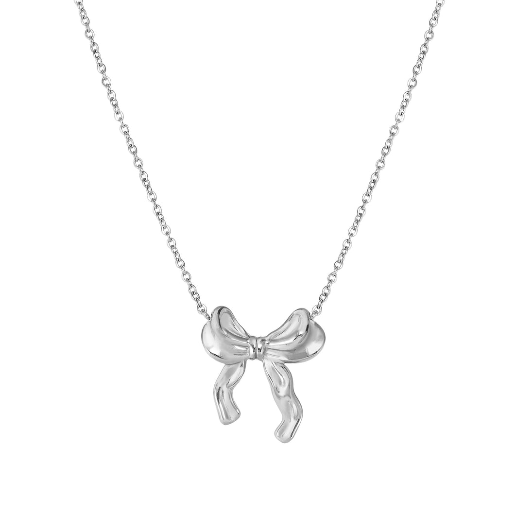 ECCLETTICA NECKLACE 134310/001 STAINLESS STEEL BOW