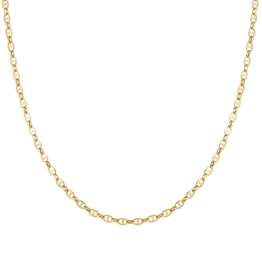 ECCLETTICA NECKLACE 134313/012 LONG GOLD NAVY CHAIN