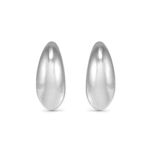 Load image into Gallery viewer, ECCLETTICA EARRING 134315/001 STAINLESS STEEL MEDIUM MOON STUDS
