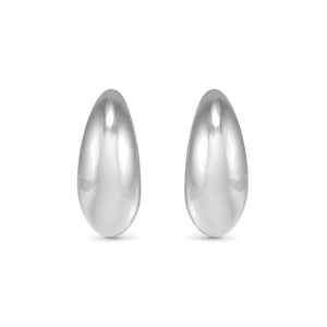 ECCLETTICA EARRING 134315/001 STAINLESS STEEL MEDIUM MOON STUDS