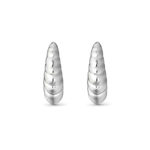 ECCLETTICA EARRING 134317/001 STAINLESS STEEL CROISSANT STUDS