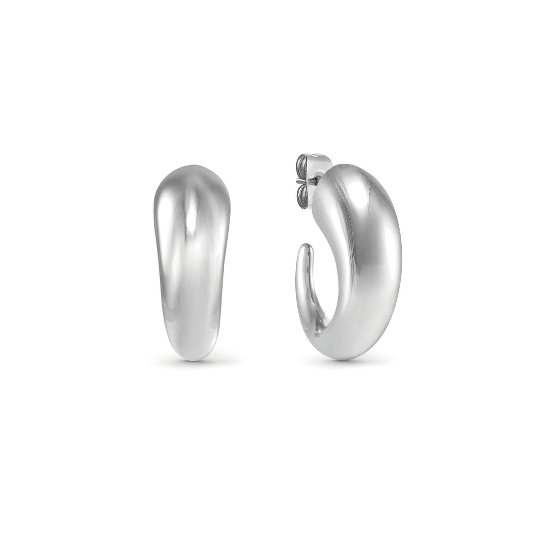 ECCLETTICA EARRING 134318/001 STAINLESS STEEL SMALL DROP STUDS