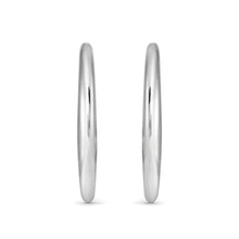 Load image into Gallery viewer, ECCLETTICA EARRING 134319/001 STAINLESS STEEL MEDIUM HOOP

