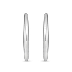 ECCLETTICA EARRING 134319/001 STAINLESS STEEL MEDIUM HOOP
