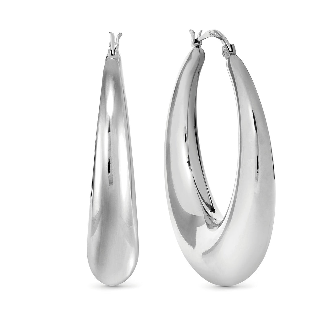 ECCLETTICA EARRING 134320/001 STAINLESS STEEL LARGE HOOP