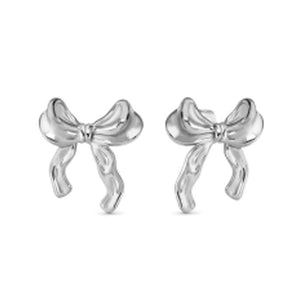 ECCLETTICA EARRINGS 134321/001 STAINLESS STEEL BOW