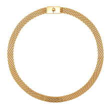 Load image into Gallery viewer, WEAR &amp; STYLE NECKLACE 134509/012 GOLDEN MILANESE CHAIN
